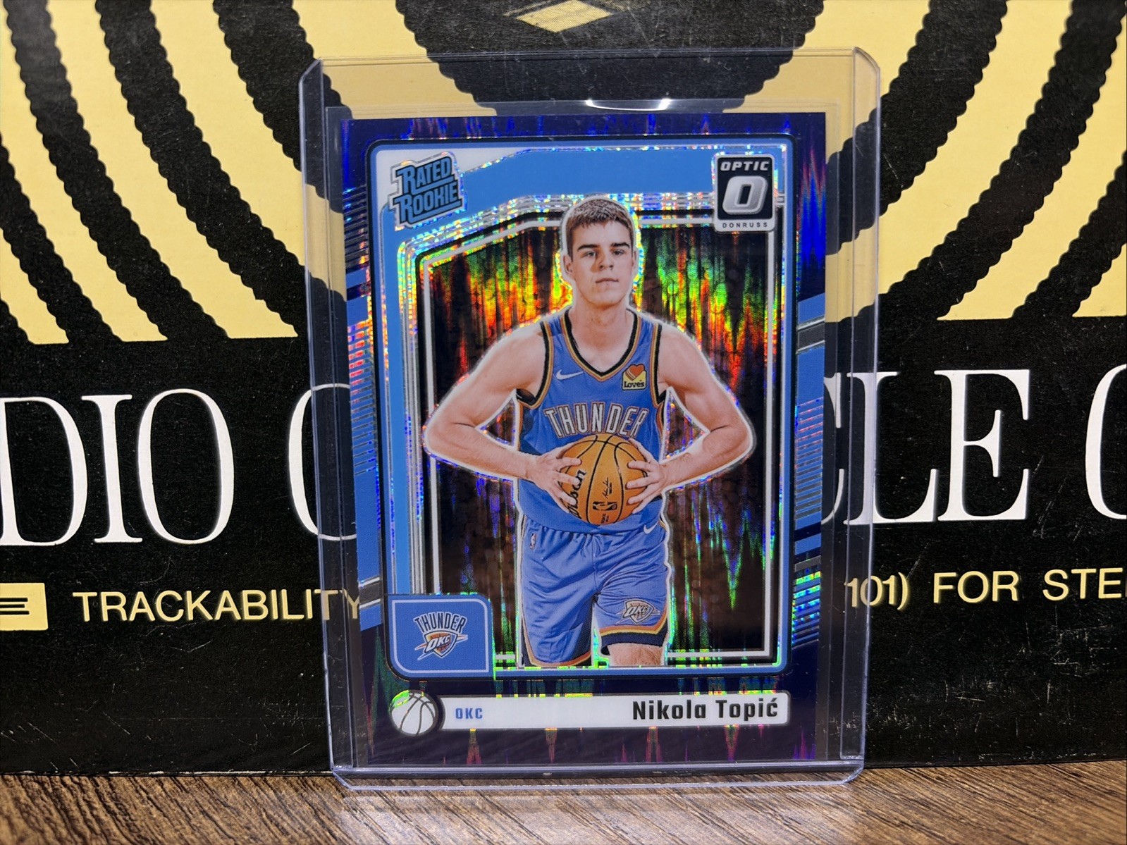 2024-25 Panini Donruss Optic - Nikola Topic #278 Rated Rookie Purple Shock Prizm