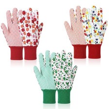 Grantop Gartenhandschuhe f&uuml;r Damen Set, 2 Paar bequeme Einheitsgr&ouml;&szlig;e, Farbe 3