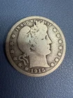 1915 Barber Head QUARTER Dollar Minted In New Orleans 90% Silver