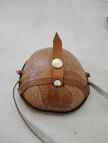 Vintage Etched Carved GOURD Purse 5x5 Crossbody Bag Bohemian Boho Style RARE - Bild 5 von 23