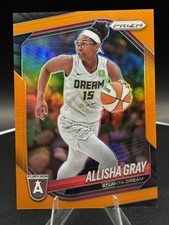 2025 Panini Prizm WNBA Orange Prizm #16 Allisha Gray /99 Atlanta Dream