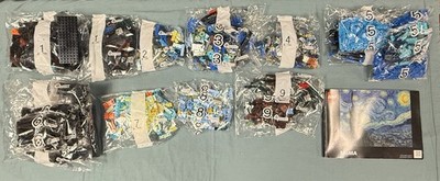 LEGO Ideas MoMA Vincent van Gogh Starry Night 21333 Complete Set 2316 Pieces