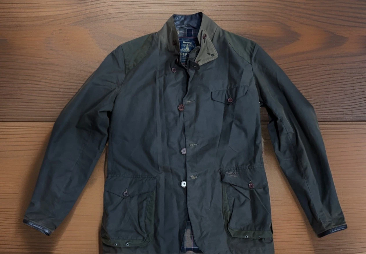 Barbour Commander Jacket Sky fall 007 XL Fit like MEDIUM (Read Description)