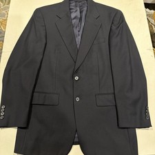 Loro Piana Zingy Super 110s Wool Sport Coat 38R Black Italy 2 Button