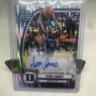 2025 Bowman University Chrome - Sion James Refractor Auto #63