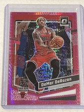 2023-24 Panini Donruss Optic DeMar DeRozan Pink Hyper Prizm Card #43 Bulls