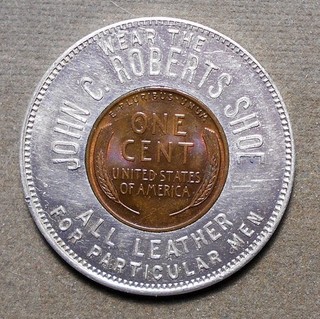 D839 Wear The John C. Roberts Shoe All Leather For Particular Men. Encased 1927