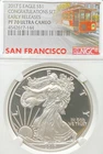 2017 S $1 PROOF AMERICAN SILVER EAGLE EARLY RELEASE CONGRAT NGC PF70 ULTRA CAMEO