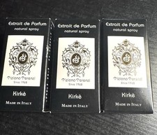 3 X Tiziana Terenzi Kirke Extrait De Parfum Boxed Sample Sprays 1.5ml / 0.05 oz