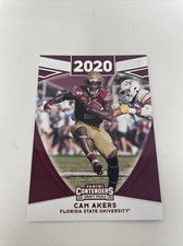 Cam Akers 2020 Panini Contenders Draft Picks Football Draft Class Rookie RC #16