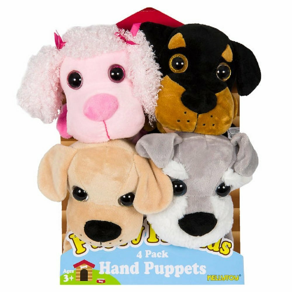 Kellytoy Puppy Friends Plush Hand 