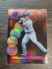 2023 Panini Chronicles 12 David Wright Zenith Purple 01/25 New York