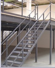 New Mezzanine Floor Staircase Mezz Floor Used Mezz Floor Steel Staircase