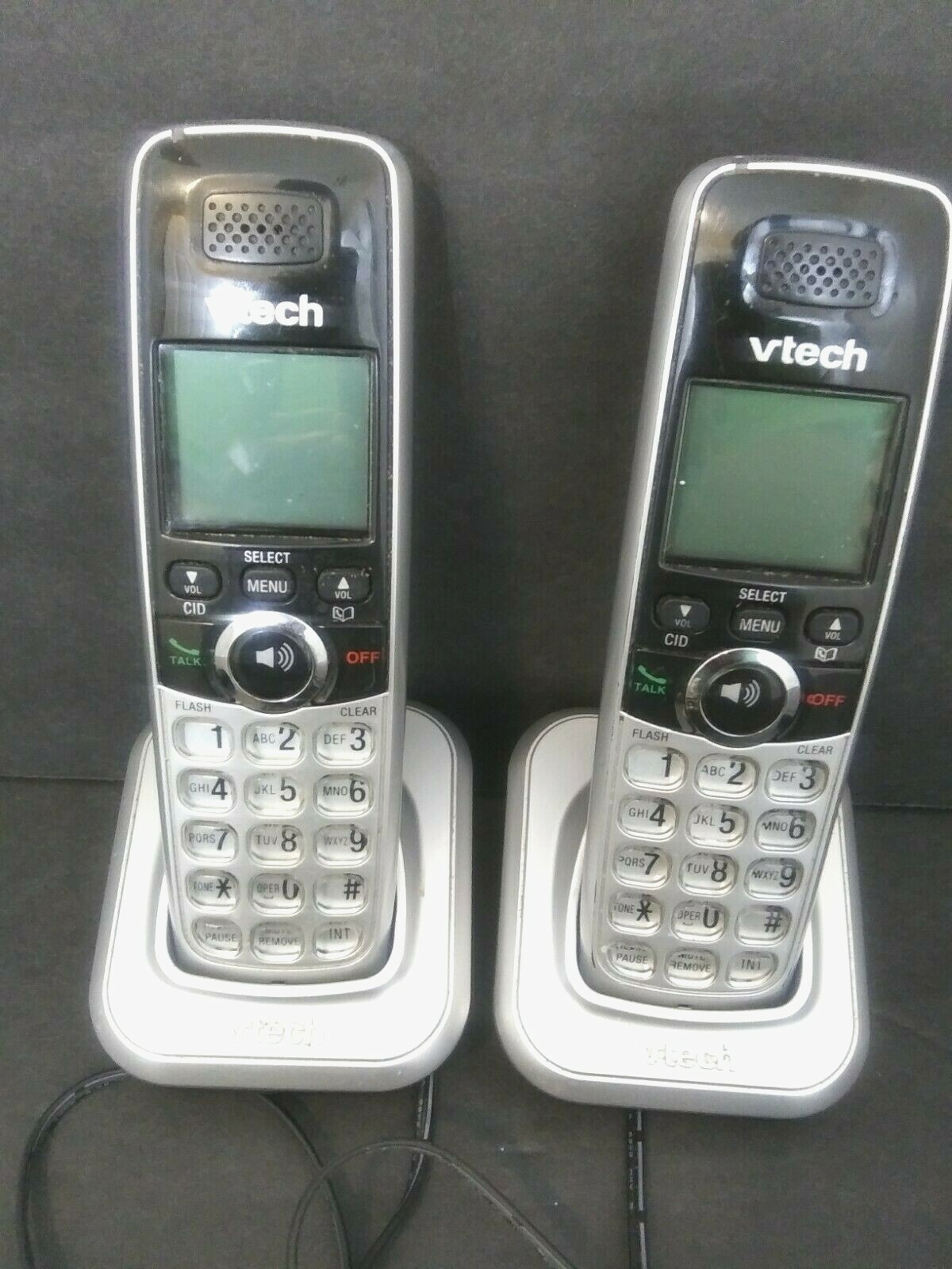 VTech Home Or Office Cordless Phones DECT 6.0  2 Accessory Handsets Set Of 4