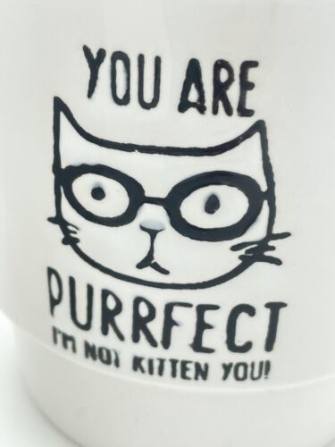 Set Of 2 Signature Housewares Cat Lovers Stacking Coffee Mugs Cups Ceramic EUC - Picture 4 of 10