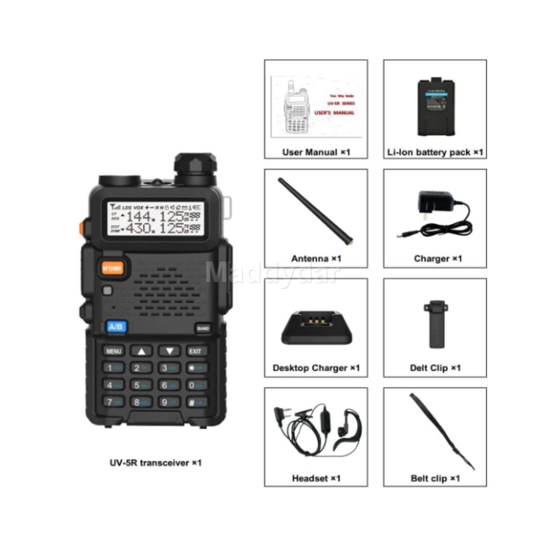 Digital Handheld Radio Scanner Fire Police VHF FM EMS Ham 2 Way ...
