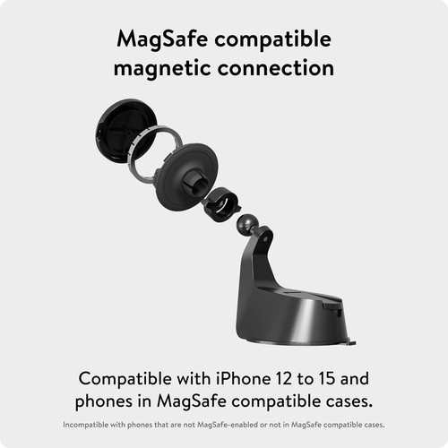 Mous - Soporte de teléfono compatible con MagSafe para montaje en coche - Imagen 4 de 10