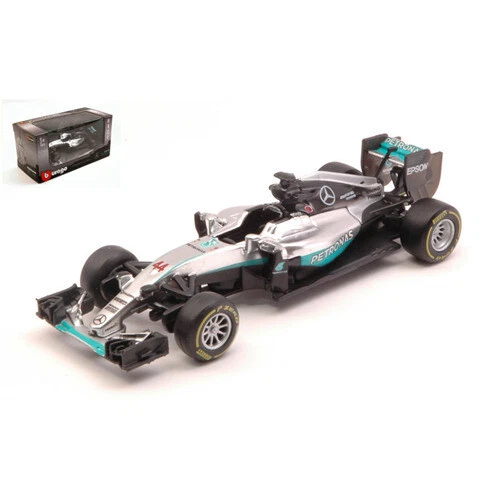 Modellini statici di auto da corsa Formula 1 Burago per Mercedes