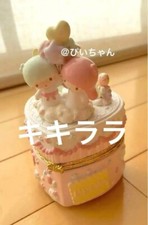 Sanrio kikirara Little Twin stars Limoges Box trinket Vintage Rare F/S from JP