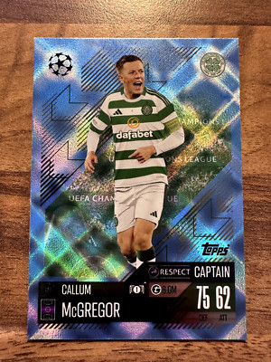 Match Attax 24/25 CL Crystal Parallel Captain Callum McGregor Nr 374