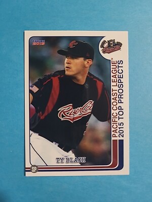 TY BLACH 2015 PACIFIC COAST LEAGUE TOP PROSPECTS BASEBALL CARD # 31 H7039