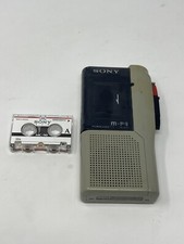 Corder Microcassette Vintage Sony M-P4 Dispositivo di Dettatura Portatile Vedi Descrizione