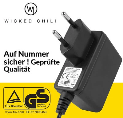 WICKED CHILI Netzteil Kärcher Fenstersauger WV7 WV6 WV5 WV50 KWI Fensterreiniger Ladekabel