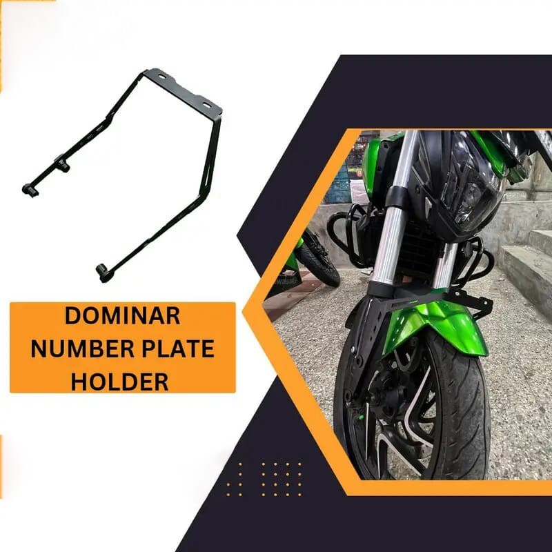 Bajaj Dominar 400 Windshield Number Plate Holder For Dominar
