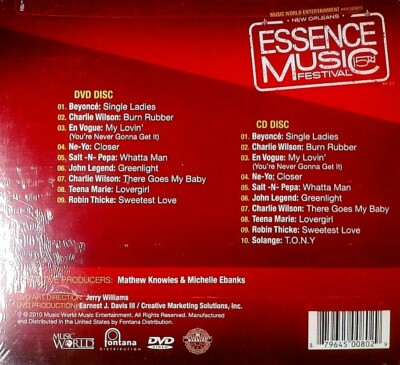 Essence Music Festival 15th Anniversary - ( CD / DVD - Music World