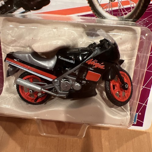 Rara moto fusa vintage 1986 sigillata Zee Toys Ridge Rider - Kawasaki Ninja - Foto 6 di 9