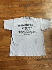Vintage Immortal Technique autographed tour tee shirt XL