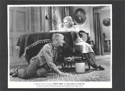 ORIGINAL VINTAGE PHOTO 1935 PARTY WIRE Jean Arthur Victor Jory Rare Still