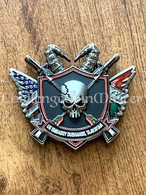 E75 Marine Security Guard Detachment Dushanbe Tajikistan Embassy Challenge Coin