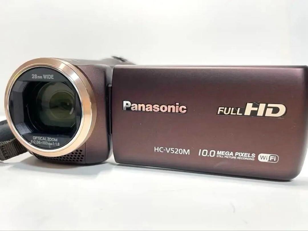 パナソニック デジタルハイビジョンビデオカメラ　ブラウン　 HC-V520M-T Amazon | パナソニック デジタルハイビジョンビデオカメラ V520 内蔵