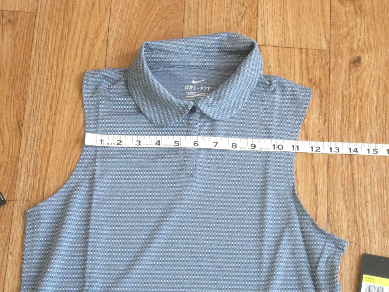 New W/ Tag Nike Standard Fit Sleeveless Golf Shirt Sz S (CI9809-492) Retail $50 thumbnail 2