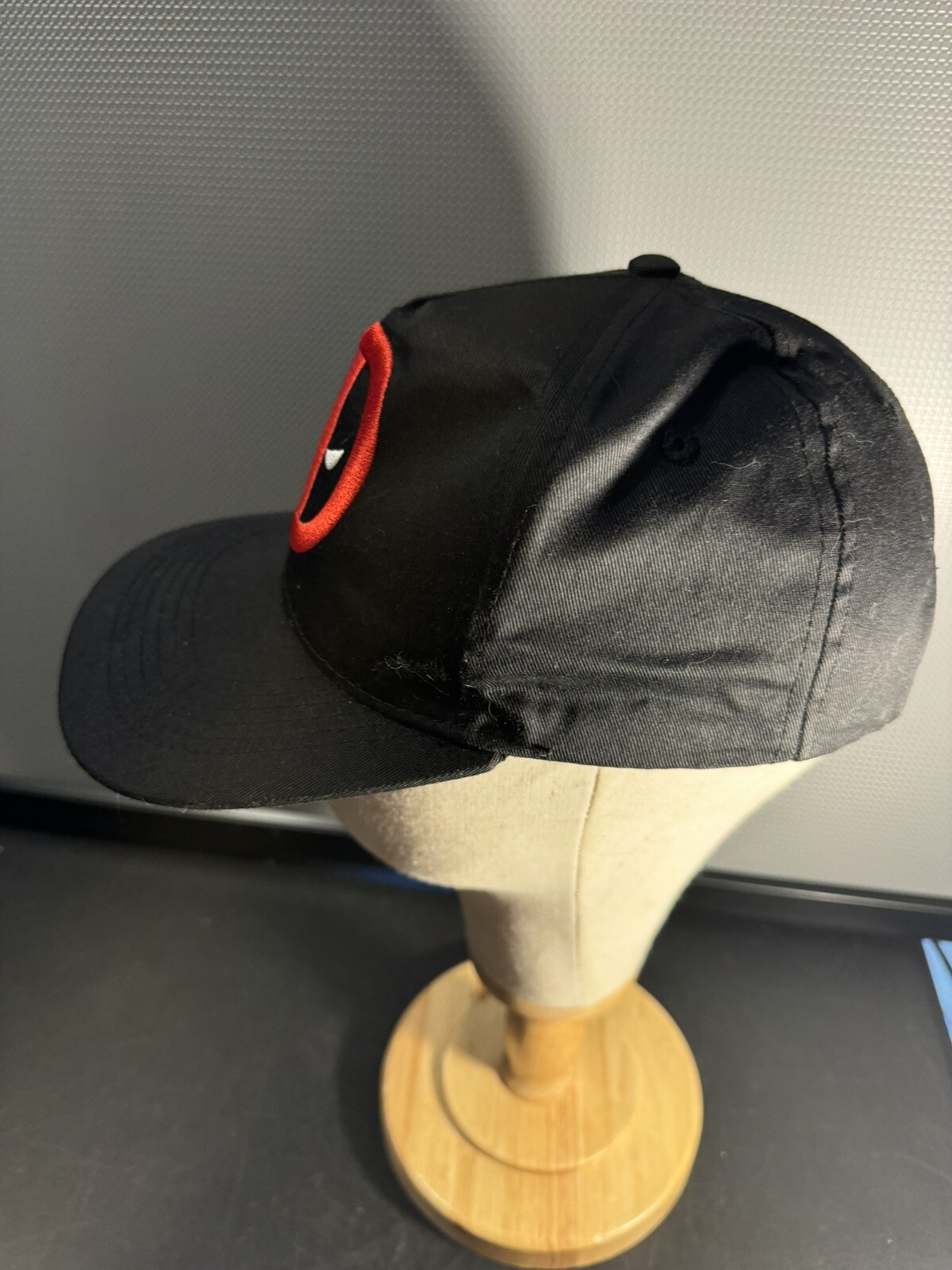 Marvel Deadpool Black Cap / Hat Adjustable Buckle… - image 2