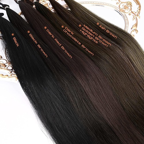 32" Synthetic Braided Ponytail Extensions Long Black Hairpiece Pony Tail Hair - Picture 8 of 16