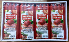 SET 48 PZ CANDELE LUNGHE PROFUMATE COLORATE LUNGHEZZA 18 CENTIMETRI AROMATERAPIA