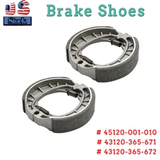 2 Pair Front Rear Brake Shoes Pads For Honda CL70 69-72 XR75 73-76 Z50 QA50 CT70