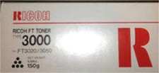 Genuine Ricoh 887051 Type 3000 Toner 1  For RICOH 3020 3050 Copier