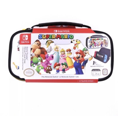 Super Mario Nintendo Switch Game Traveler Deluxe Console Case