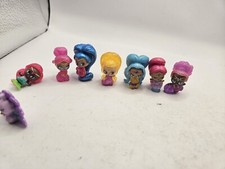 Shimmer And Shine Teeny Genies Toys Lot Of 8 Toys Action Figures Used Condition