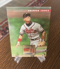 VERY RARE Chipper Jones 2nd Year 1996 Donruss Press Proof #437 /2000 HOF NM+ SP