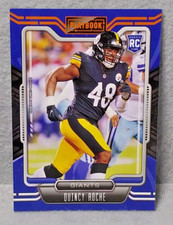 2021 Panini Playbook Football Quincy Roche #195 RC Orange Parallel Giants