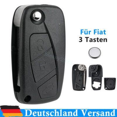 Auto Schlüssel Gehäuse CR2032 für FIAT Panda Punto Qubo Ducato Stilo IVECO Daily
