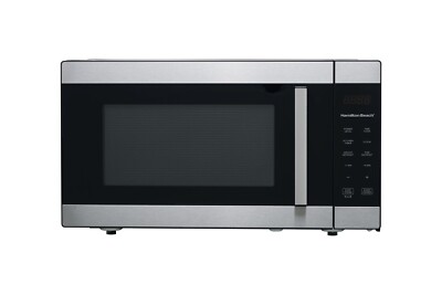Hamilton Beach HBCMWG16S2WS11 1.6 Cu ft Sensor Cook Countertop Microwave Oven,