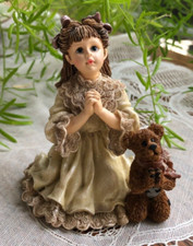 BOYDS DOLLSTONE - CELEBRATION SERIES #7  - MARY AND PAUL...THE PRAYER