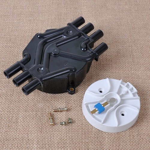 Motorhot Distributor Cap and Rotor Kit for Chevrolet & GMC 5.0L 5.7L V8 Black DR