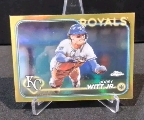 2024 Topps Chrome - Gold Refractor #120 Bobby Witt Jr. Kansas City Royals /50