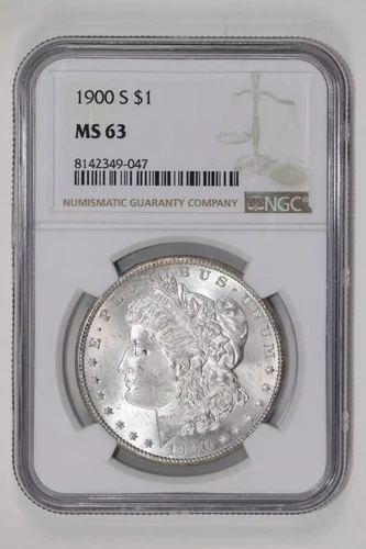 1900-S MORGAN DOLLAR NGC MS63